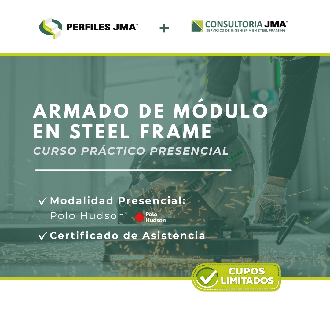 curso practico steel frame armado de modulo