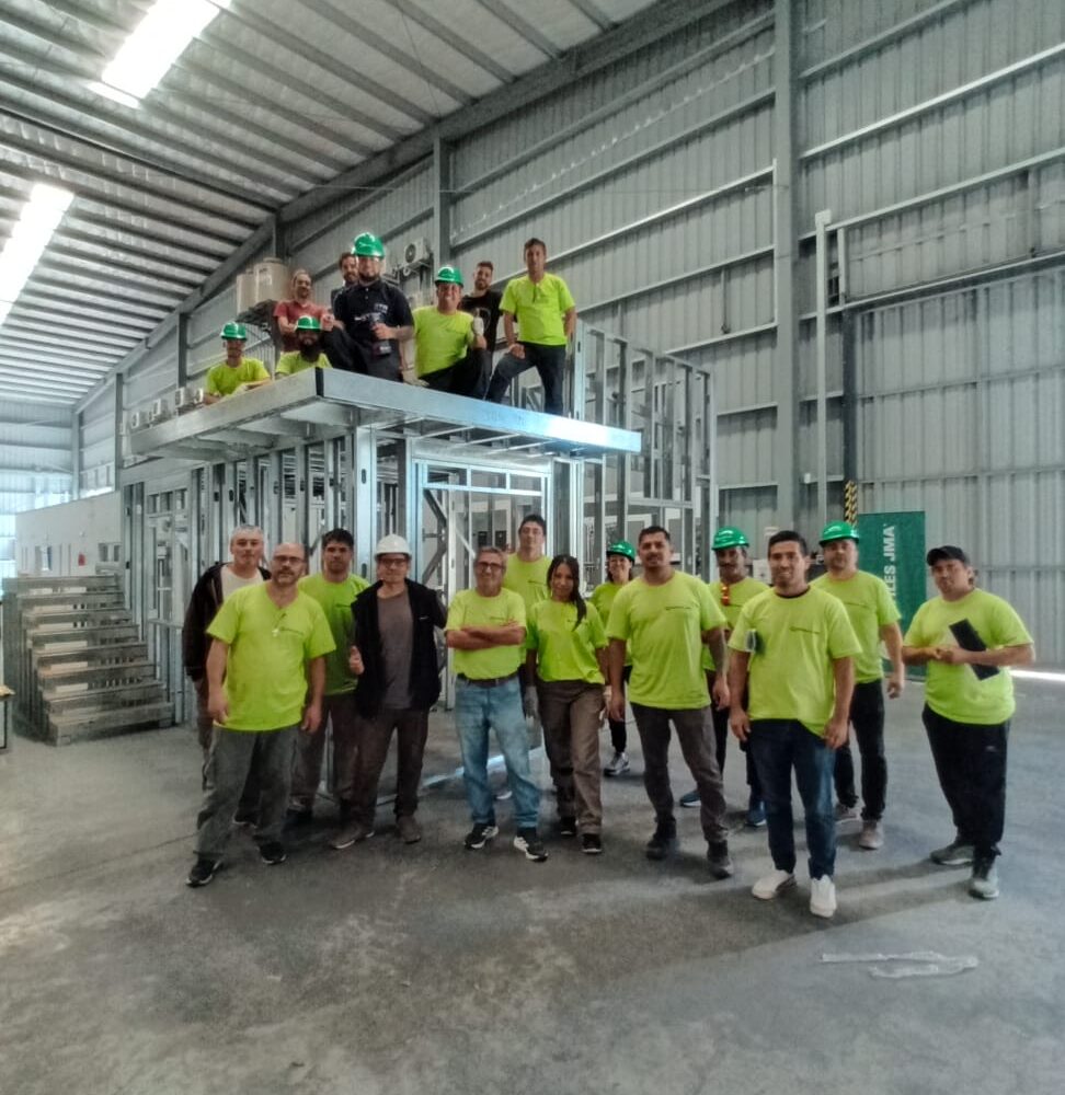 montar un modulo con steel frame