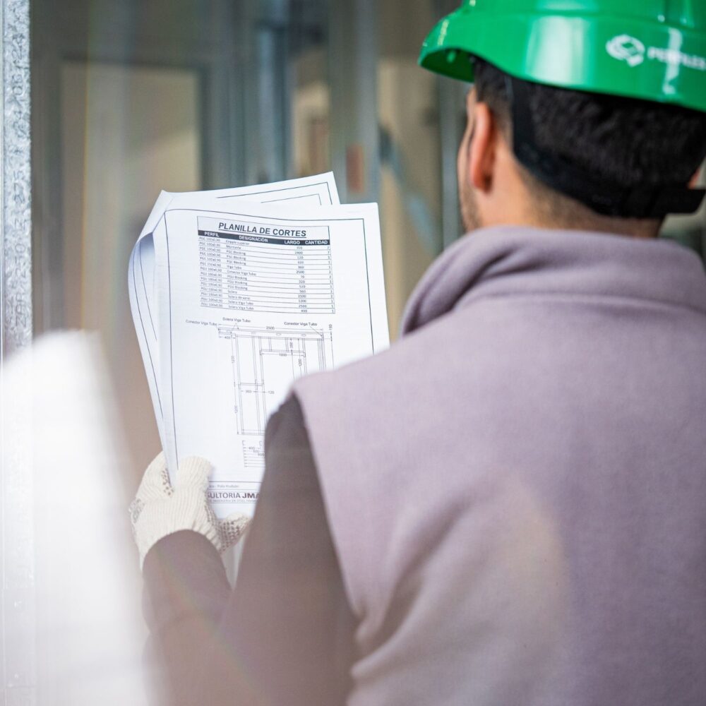 inspeccion de obras con steel frame