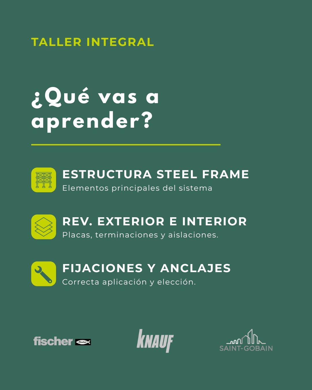 TALLER INTEGRAL DE STEEL FRAME - Imagen 2